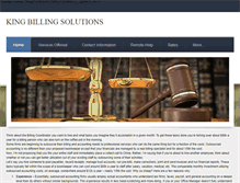Tablet Screenshot of kingbillingsolutions.com